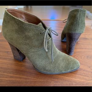 Lace Up Leather Booties